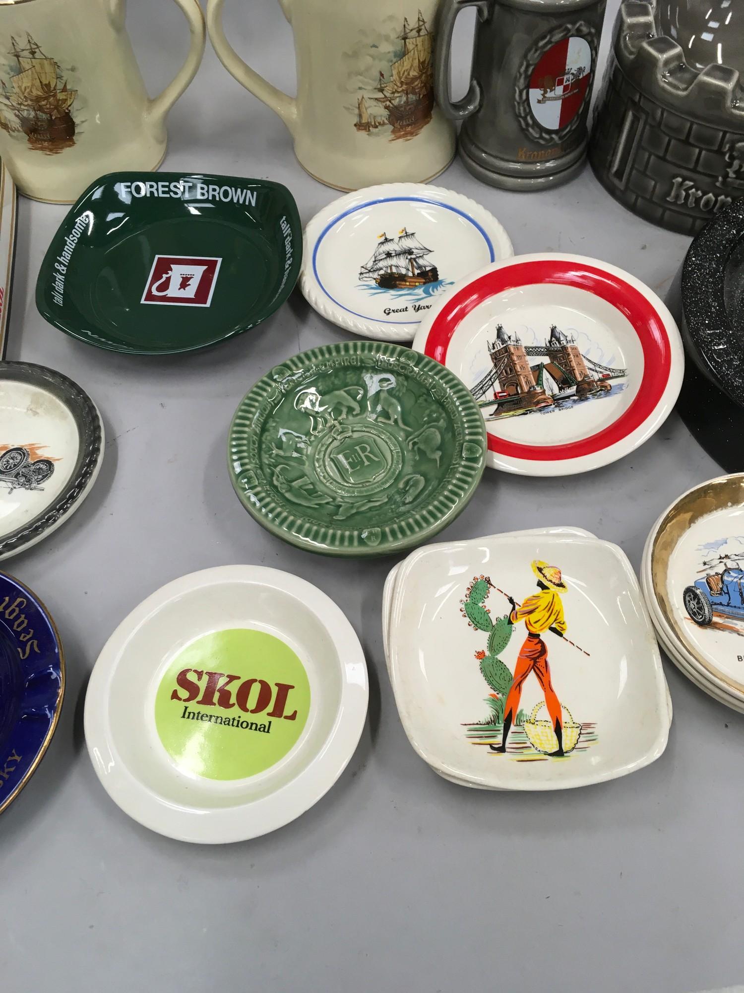 Wade Breweriana pin trays, mugs and ashtrays etc. - Image 3 of 5