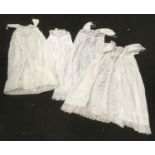 Victorian lace children christening gowns does need laundering