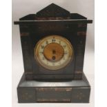Large slate mantle clock by Bennett & Co. Blackheath.