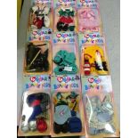 Collection of 9 TY Beanie Kids outfits: Summer Fun, School Days, Soccer, Ballerina, Party Time,