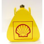Triangle shape Shell petrol can .ref 332