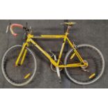 Tiger Omega yellow road bike 21.5" frame size.