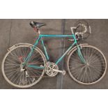 F.W. Evans vintage Turquoise road bike 23" frame size.