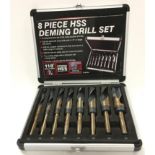 8 Piece Deming Drill set. (Ref 8)