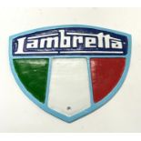 A Lambretta shield sign (ref 311)