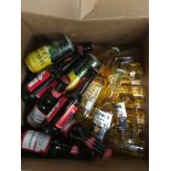 Collection of cans and bottles of beer and cider to include Corona, Budweiser and Thatchers. Ref