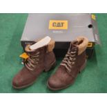 CAT women's work boots as new boxed size 4.