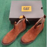 CAT women's suede boots as new boxed size 8.