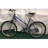 Saracen 17? blue mountain bike (REF 12).