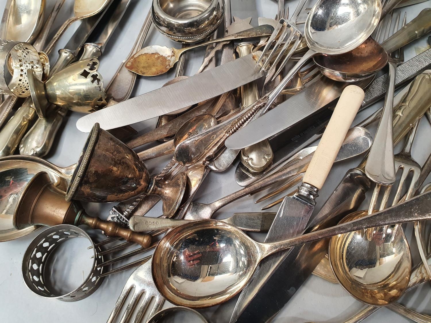 Collection of silver plated flatware. - Image 2 of 4