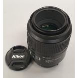 Nikon AF 105mm lens