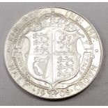 Edward Vii half crown 1908.