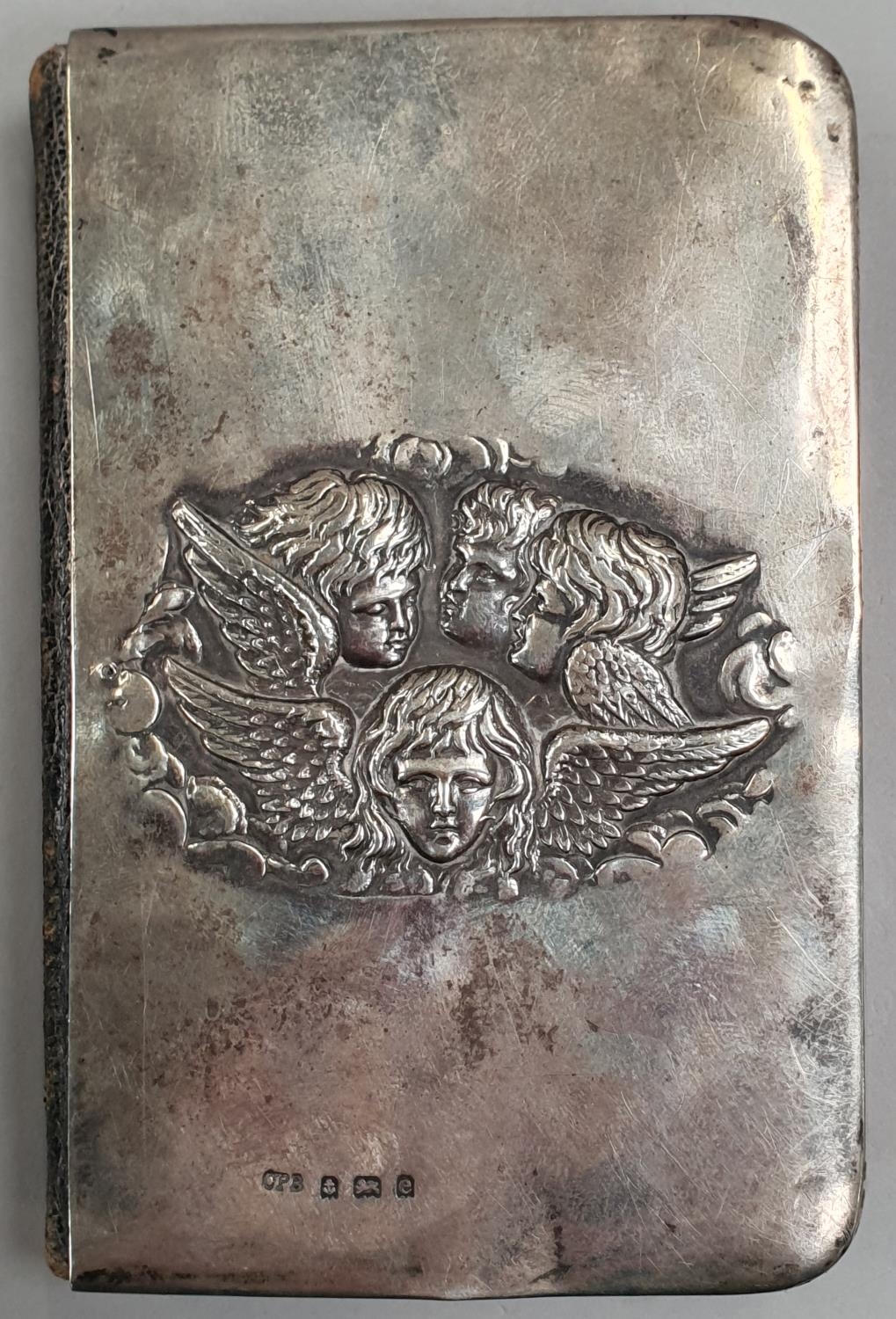 Silver fronted prayer book.