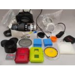 Various filters and memory card qty of