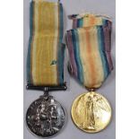 WW1 medals to Pte F.W.Tarrant D.C.L.I