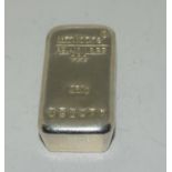 250gm Silver Ingot bar