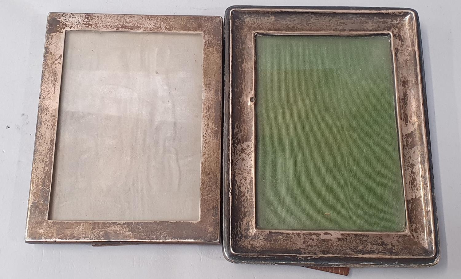 Three silver photo frames. - Image 3 of 6