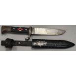 German Hitler youth dagger with sheath