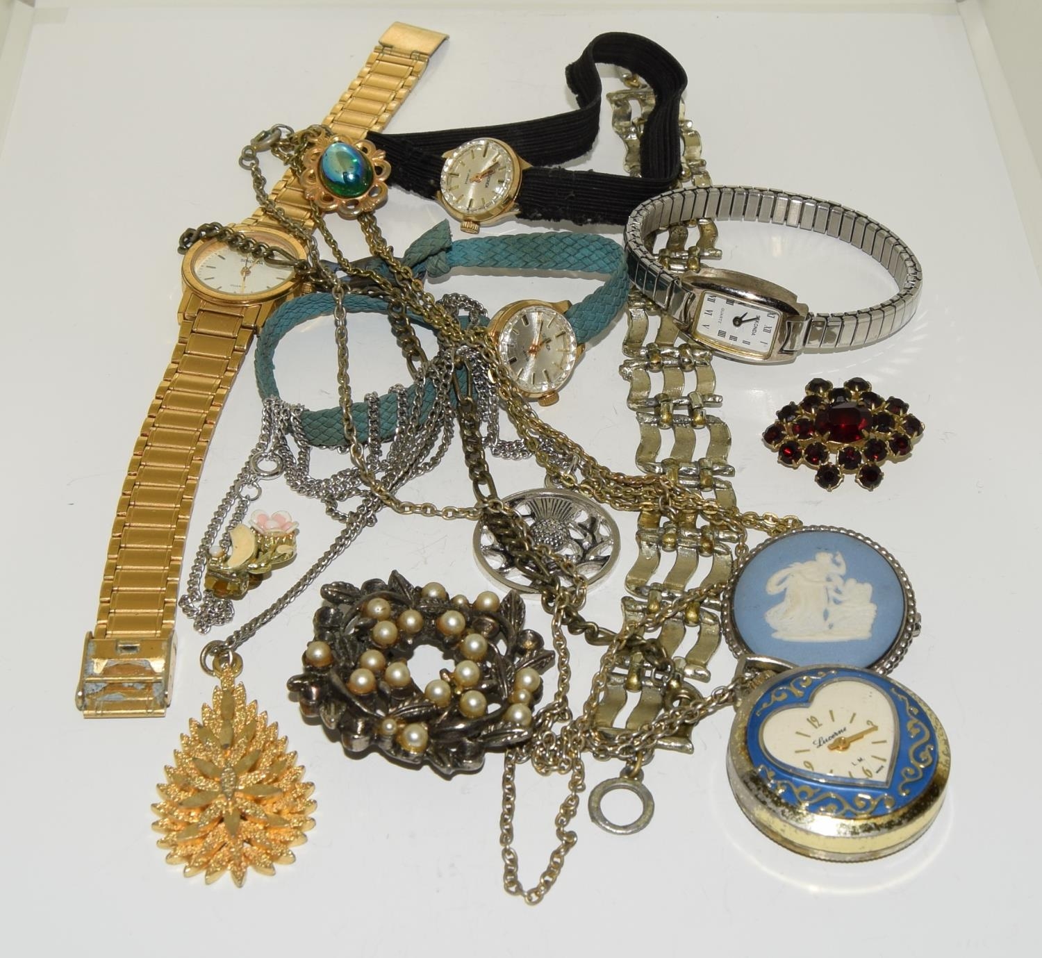 Various ladies watches and other jewellery