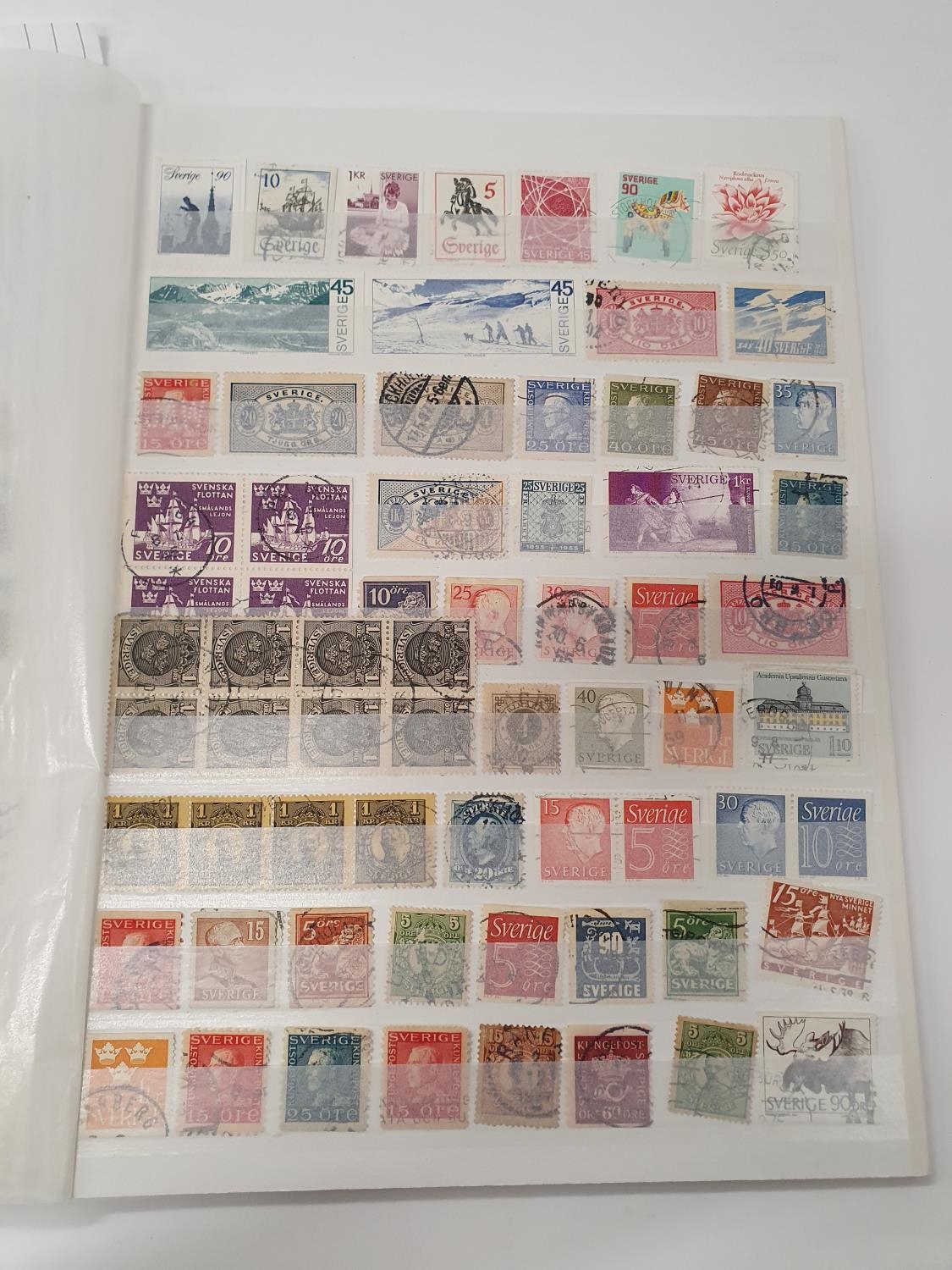 Multi-coloured stamp album 235 Sweden. - Image 2 of 2