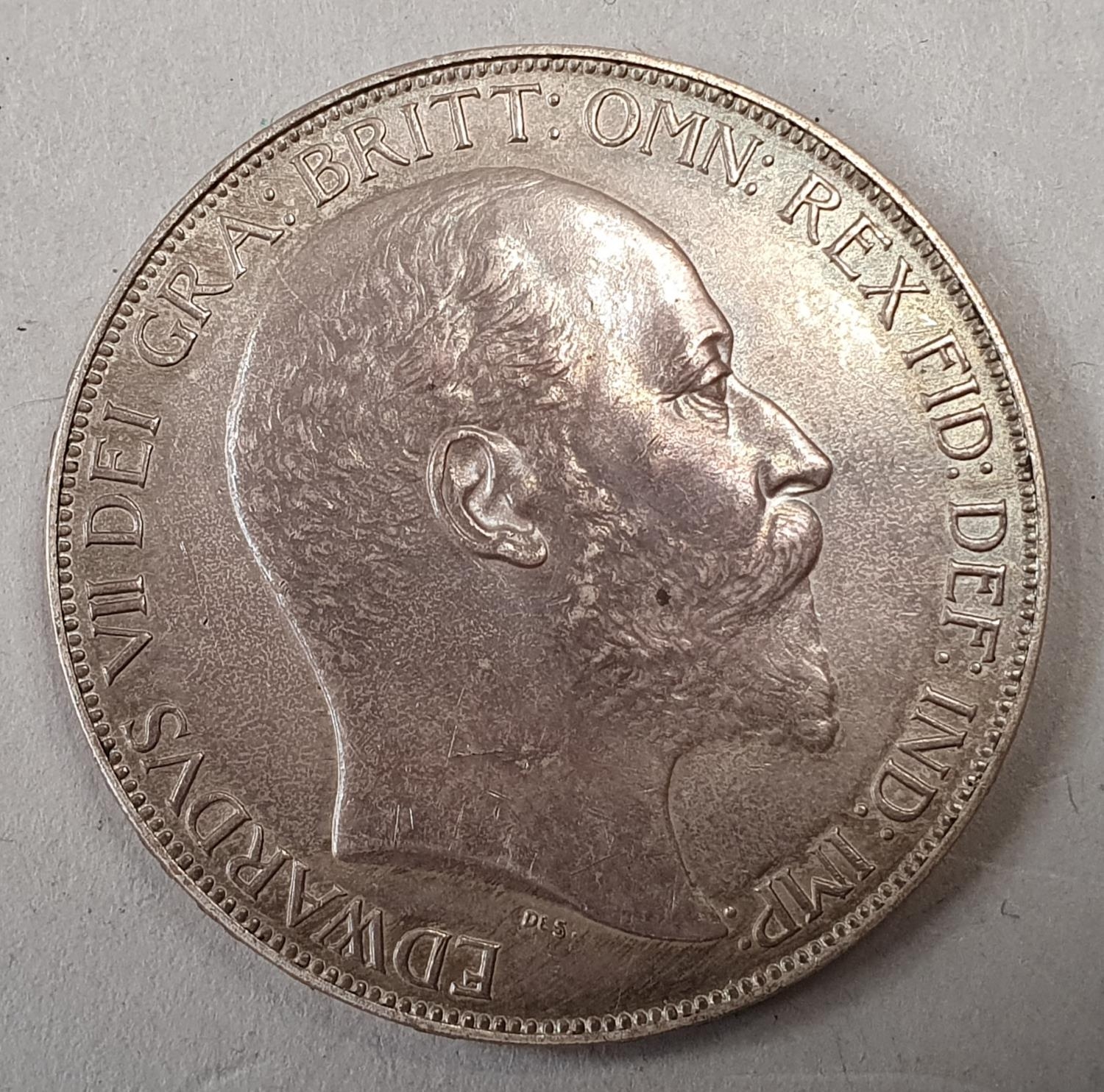 Edward VII 1902 Crown. - Image 2 of 2