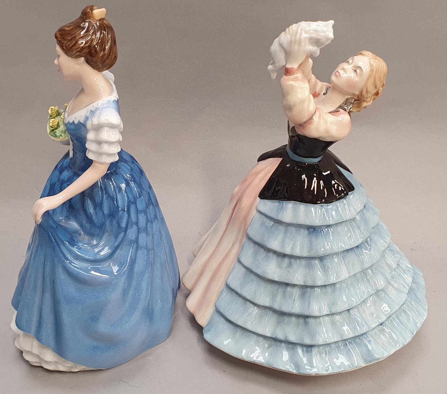 Two Royal Doulton lady figurines H.N. 2952 Susan and H.N. 3601 Helen. - Image 2 of 5
