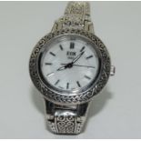 Ladies silver watch working new with label