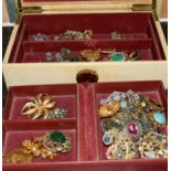 Box of nice wearable/re-sell costume jewellery.