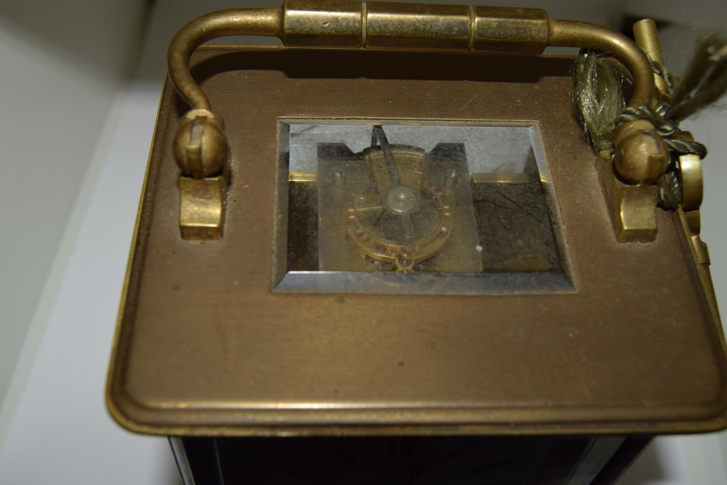 Brass striking carriage clock in case. - Image 5 of 6