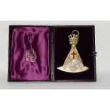 Rose Croic 18th Degree Collar Jewel by George Kenning depicting the crown ,English rose,,swan and