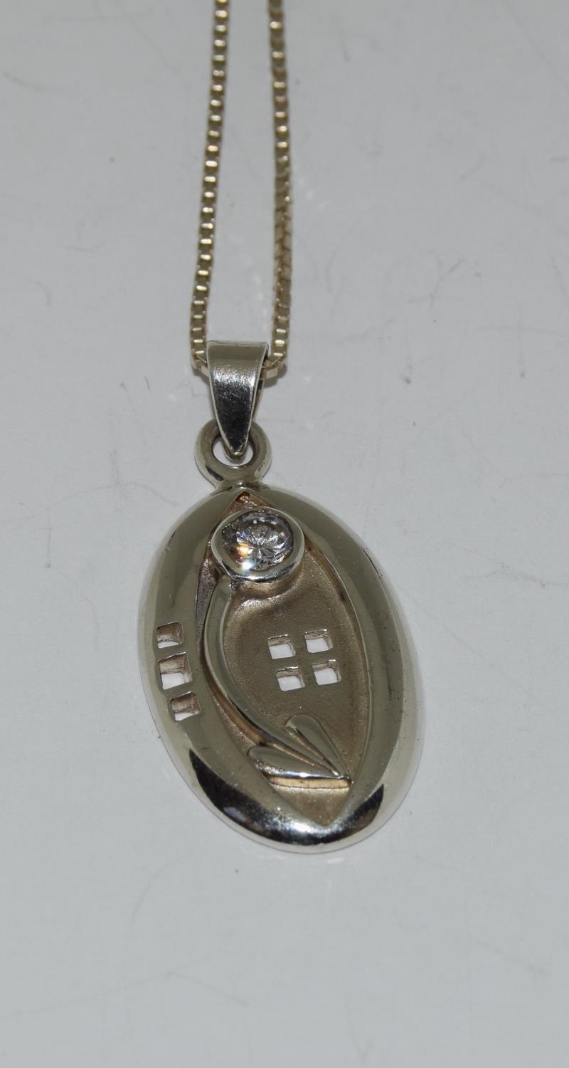 Mackintosh Scottish Arts and Crafts designed pendant.