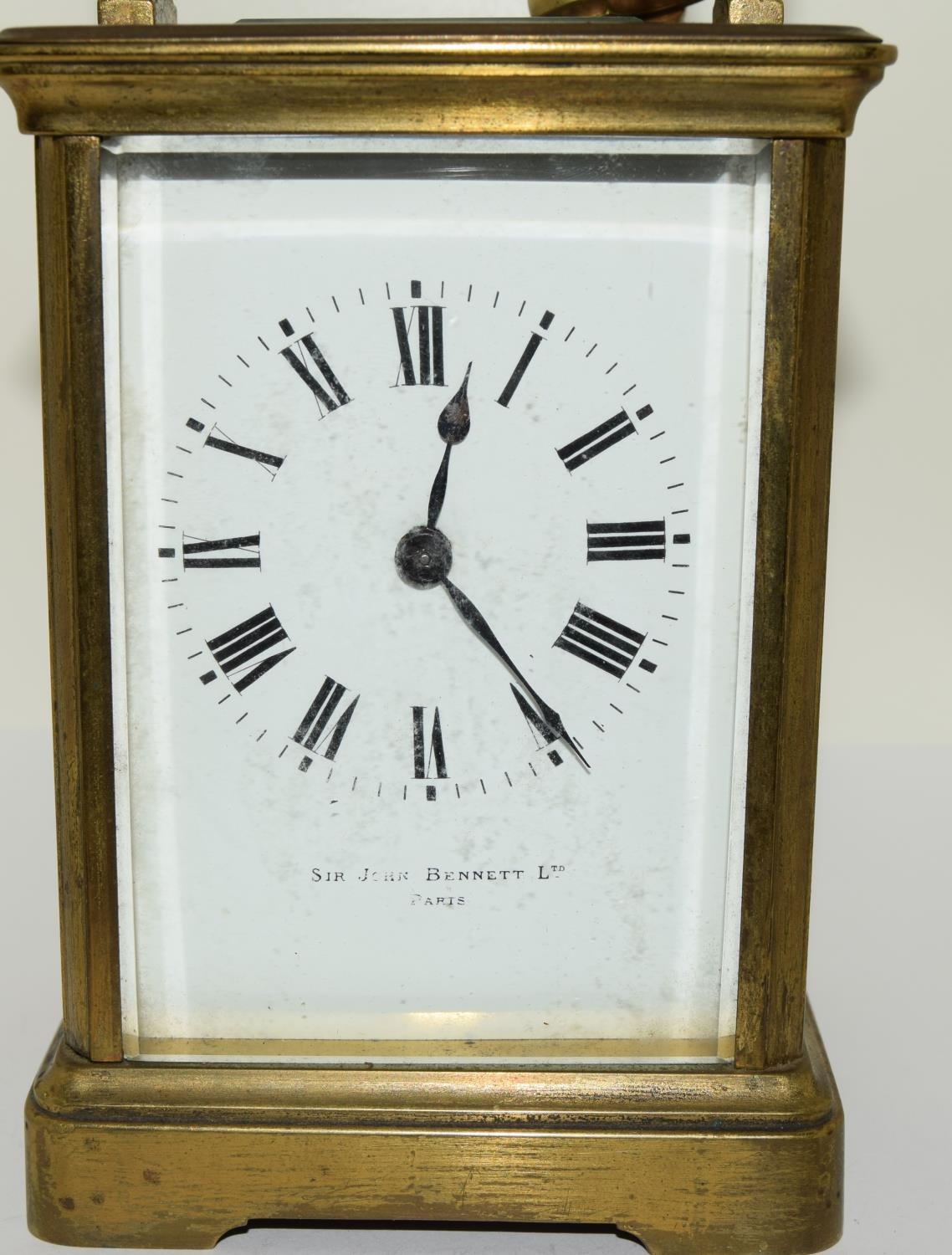 Brass striking carriage clock in case. - Image 2 of 6