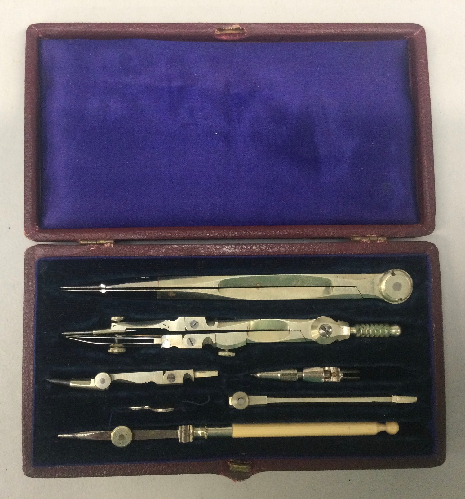 Three antique cased writing sets. - Image 4 of 5