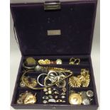 Large collections of rings/watches and jewellery.