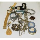 Various ladies watches and other jewellery