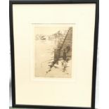 Eugene Bejot "L Escalor Paris scene" signed in the plate 40x30cm picture 19x14cm