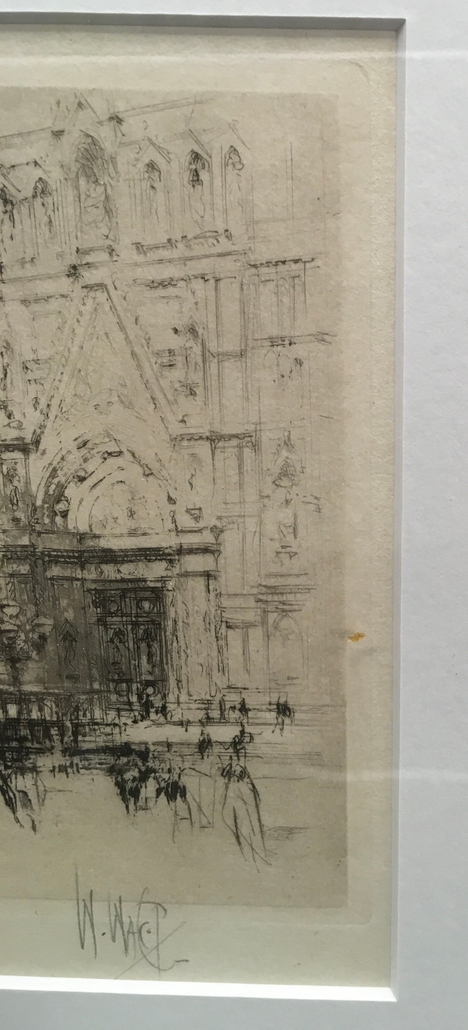 William Walcot "The Bapistry of Florence" signed in pencil in the margin 33x30cm picture 15x13cm - Image 3 of 7