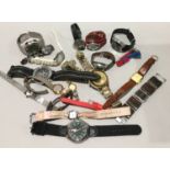 Collection of ladies and gents watches.