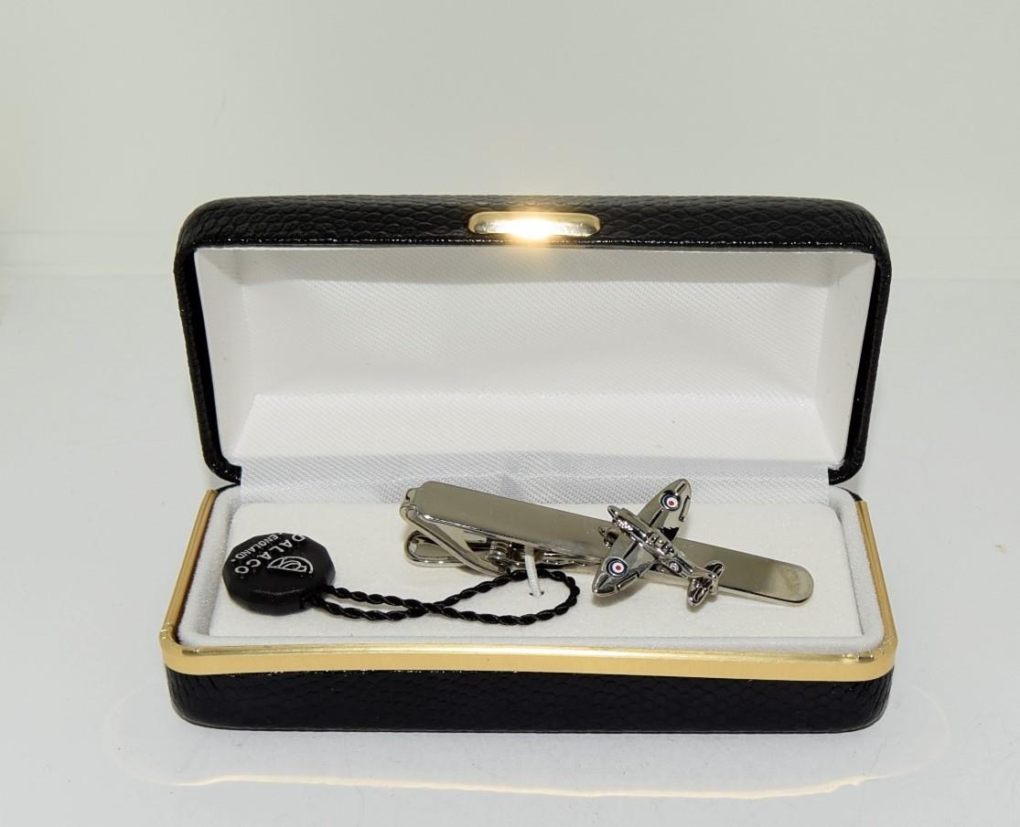 New boxed spitfire Tie Clip