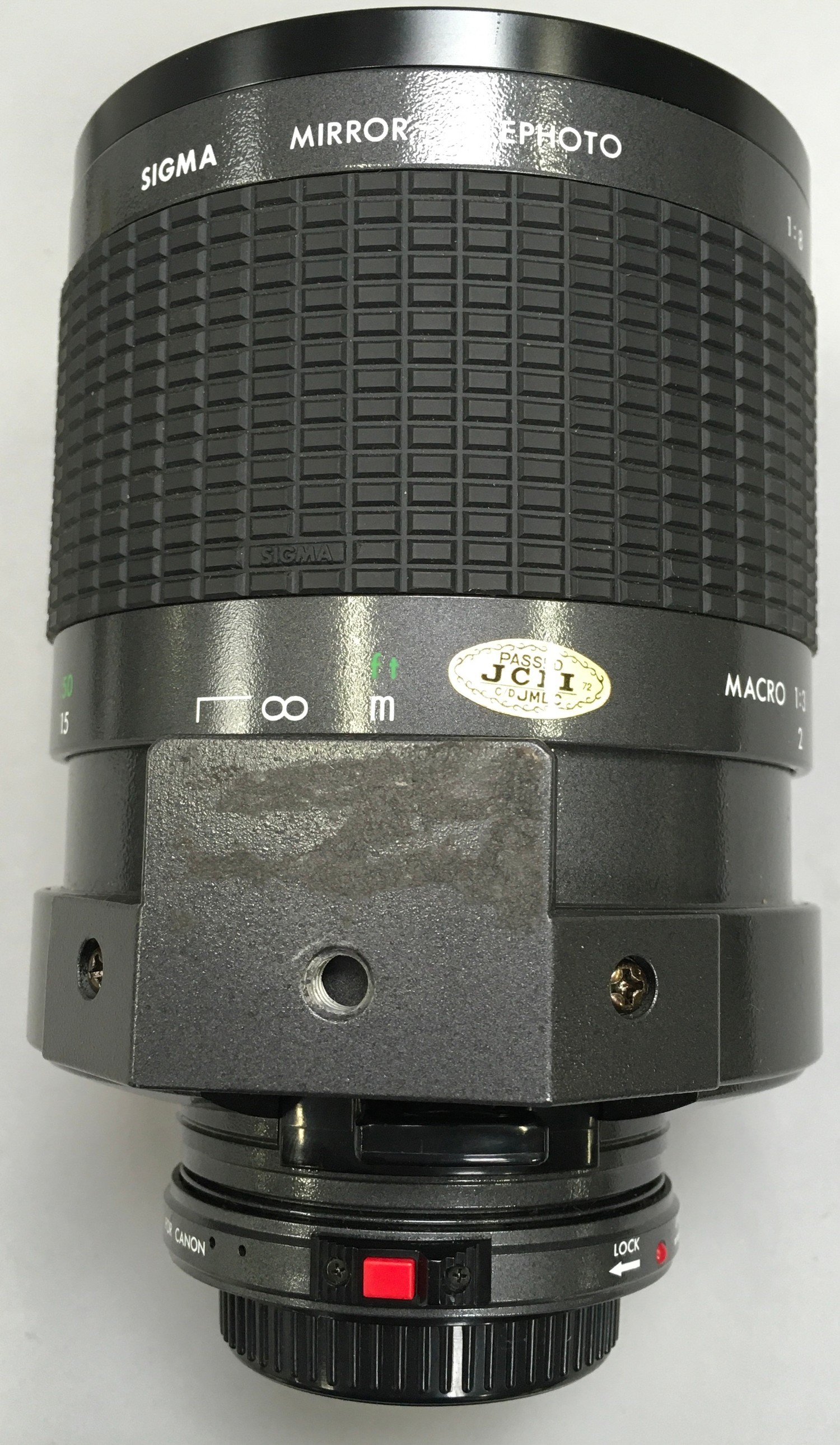 Sigma Macro 1:3 mirror telephoto lens with filters and carry case - Image 3 of 5