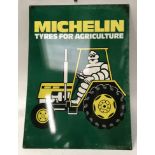 A large metal sign, Michelin Agriculure 70x50cm ref 323
