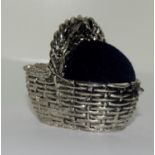 Collectible pin cushion in the form of a basket