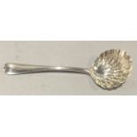 Silver hallmarked tea strainer weight 30g.