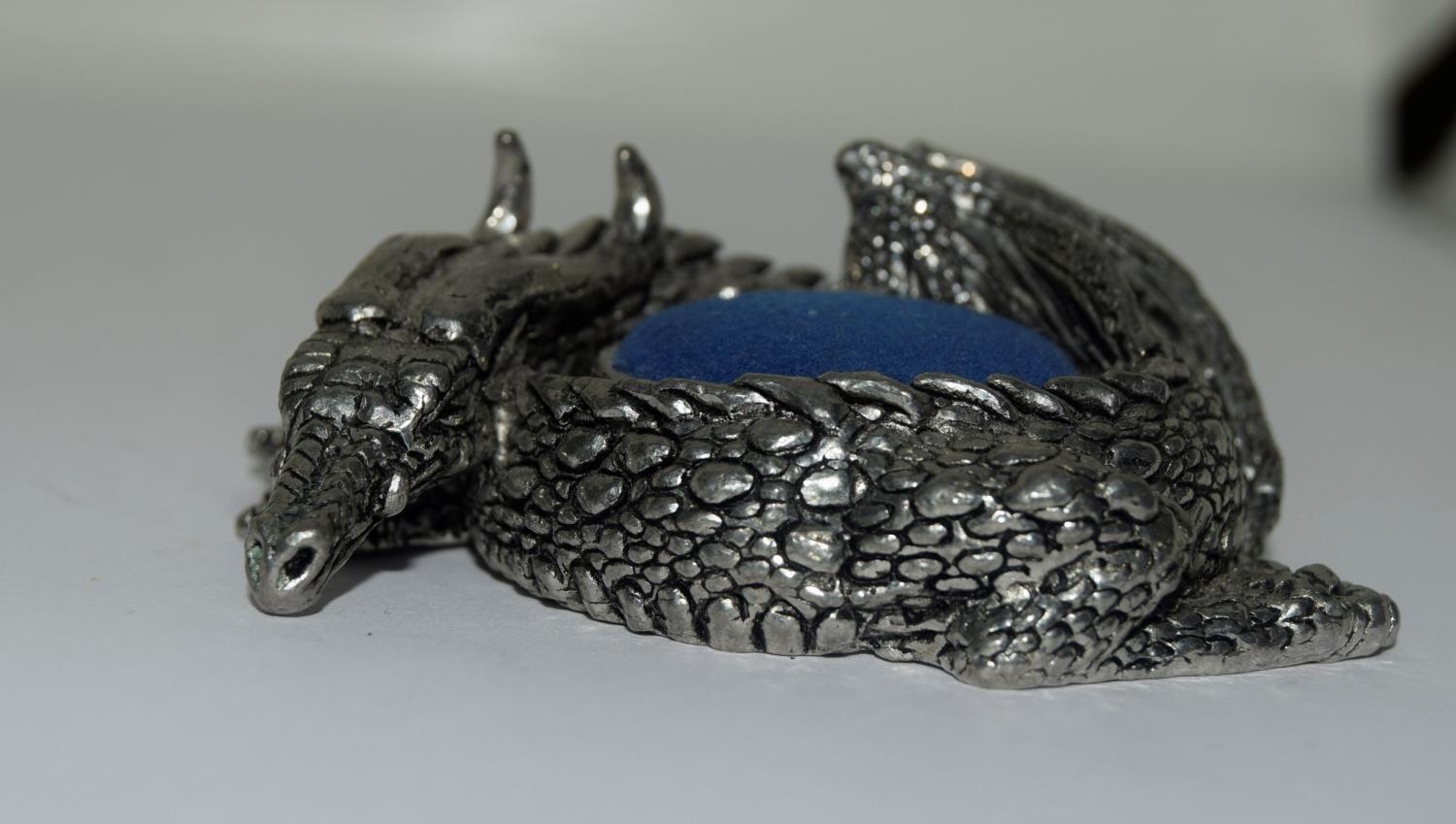 Collectible pin cushion in the form of a dragon boxed - Image 2 of 4