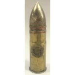 Military brass bullet "Alberta".Inert shell