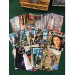 Crate of 100+ various Doctor Who magazines.