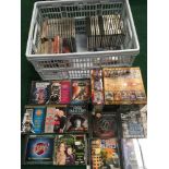 Collection of Doctor Who CD/cassette tape audio dramas together with box sets of books.