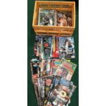 Crate of approx 100+ various Doctor Who magazines.
