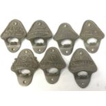 7 various bottle openers. (ref 167)