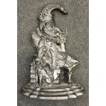Victorian cast Mr Punch door stop with foundry marks 30x25cm